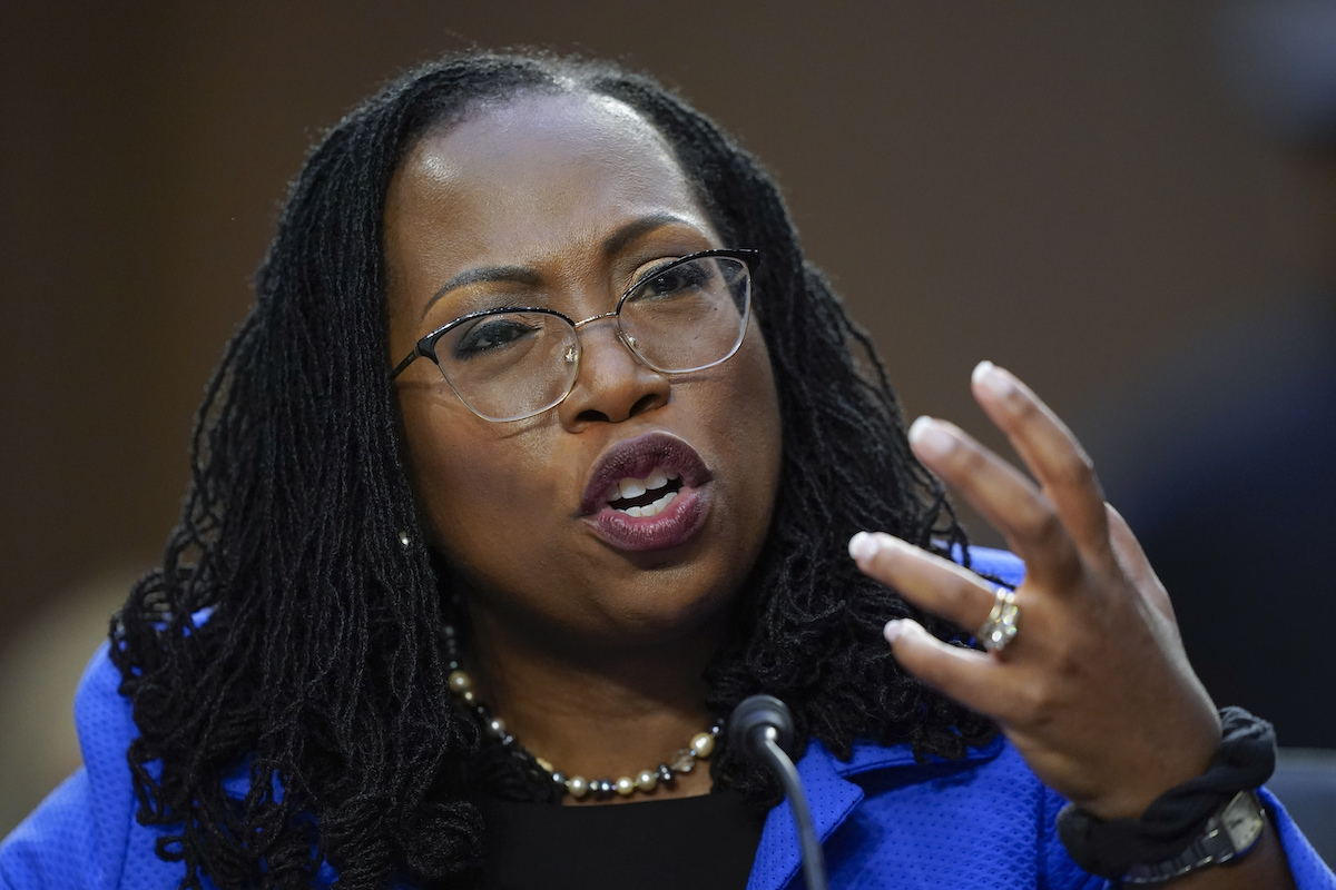 Ketanji Brown Jackson at hearing