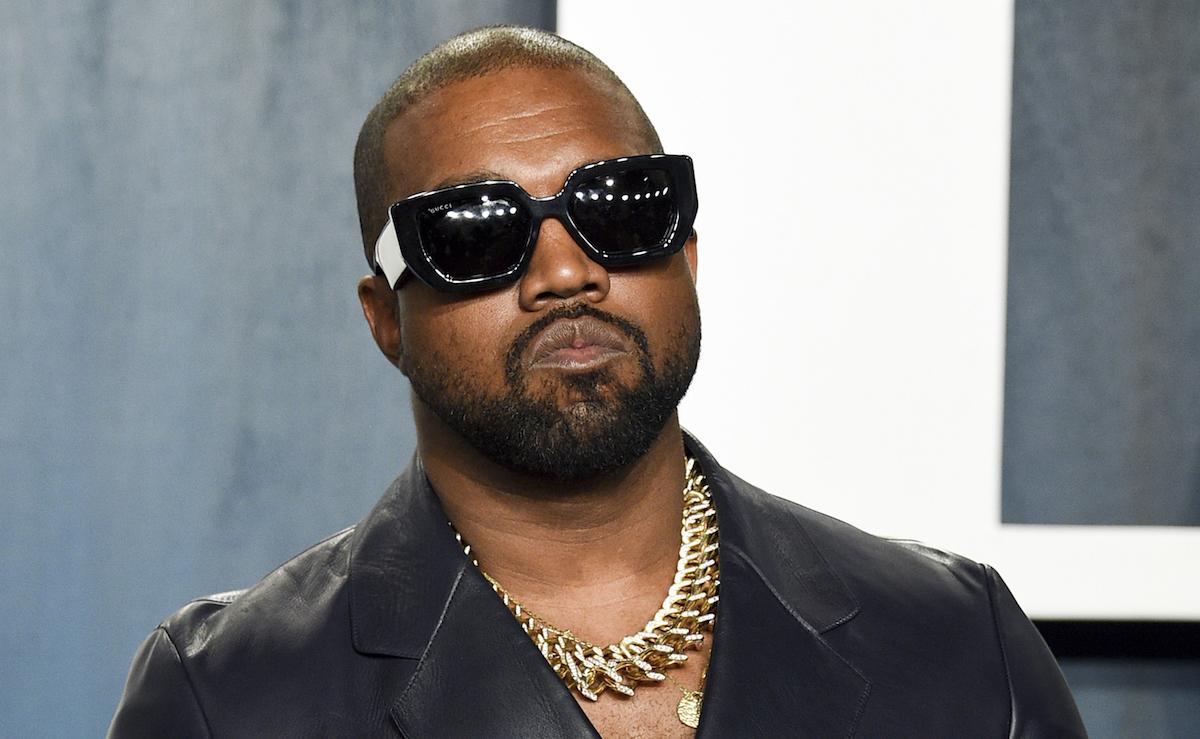 Kanye West on red carpet
