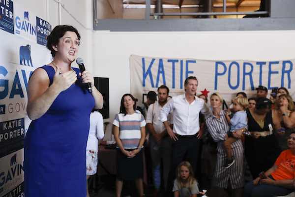 Katie Porter speaks