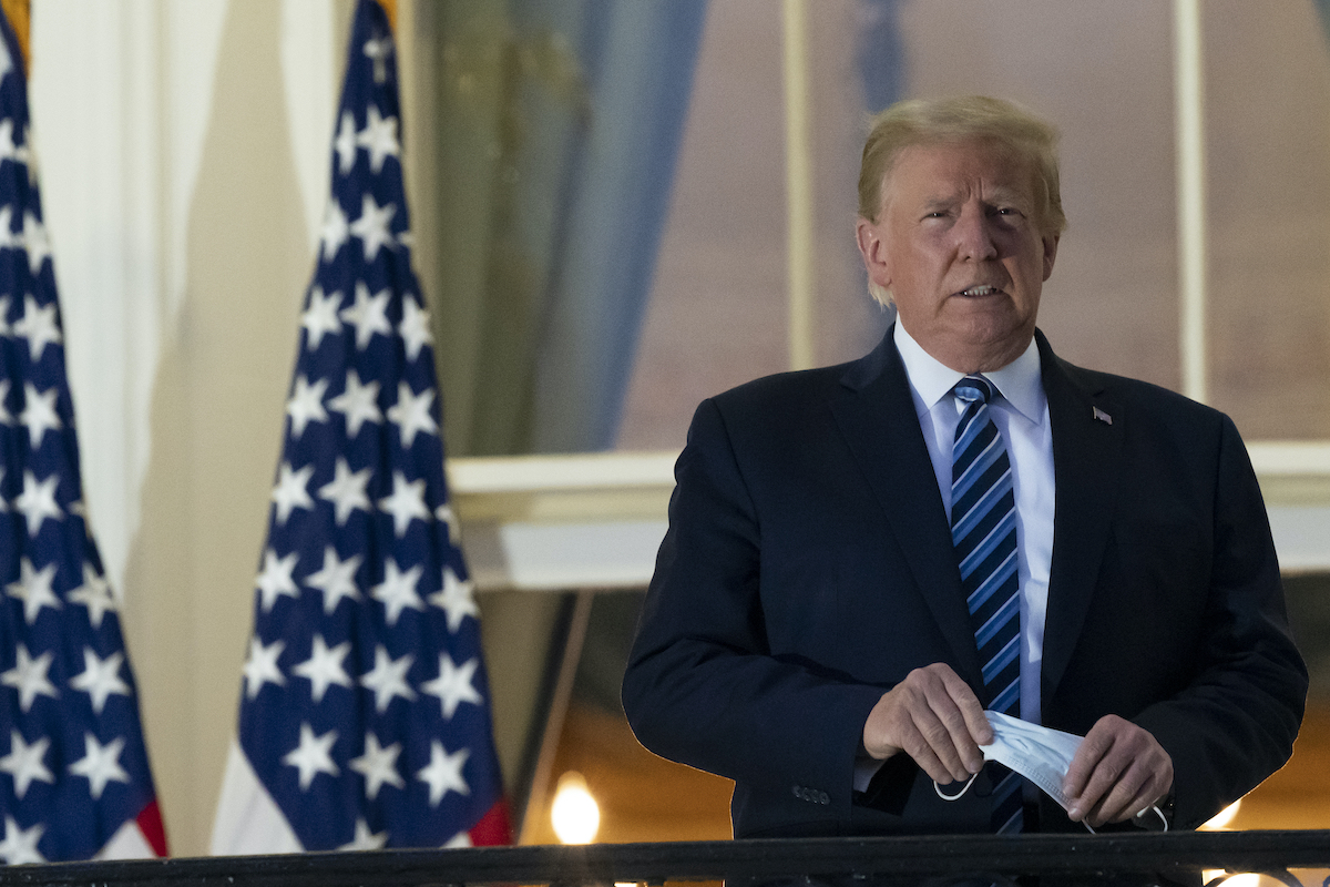 LOTY trump post hospital 2020