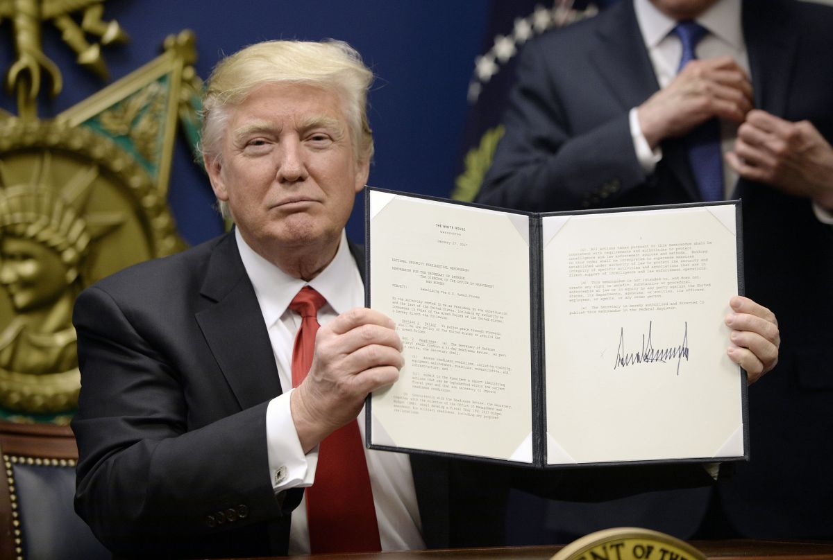 Donald Trump 1/27 EO