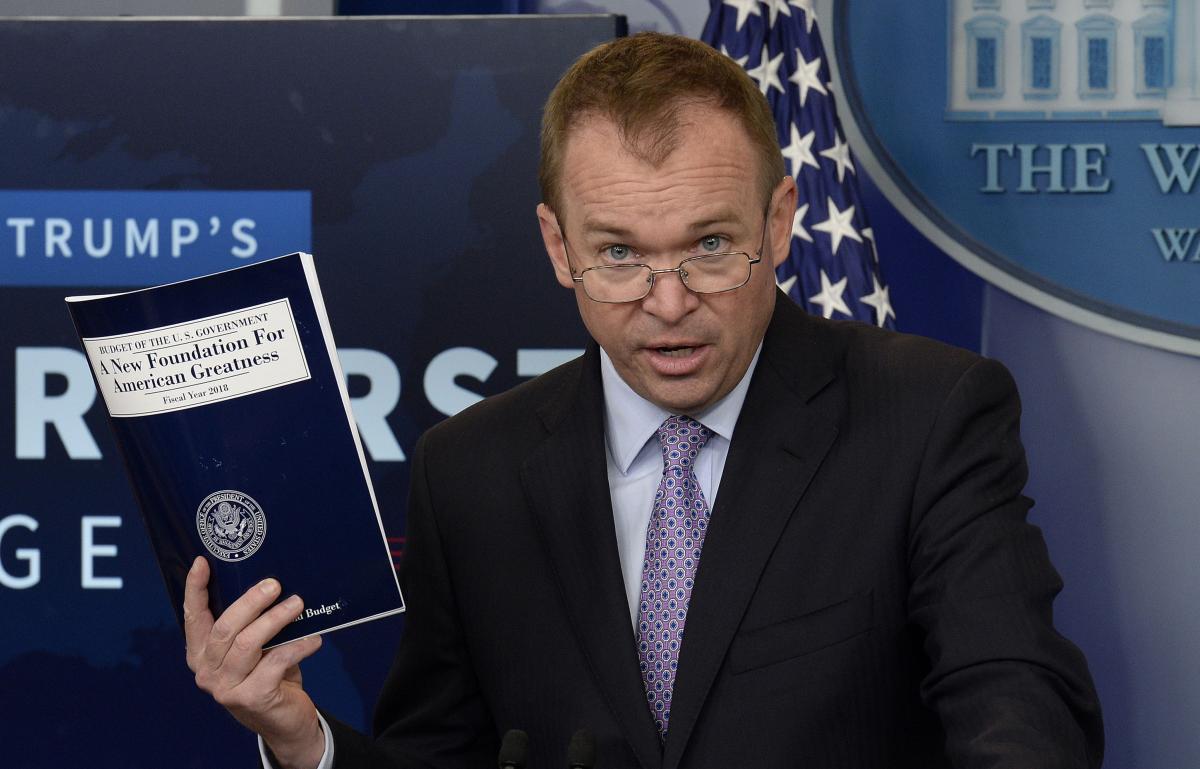 Mulvaney presser about budget