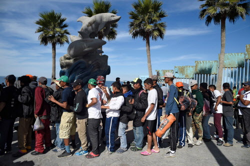 Migrants Tijuana