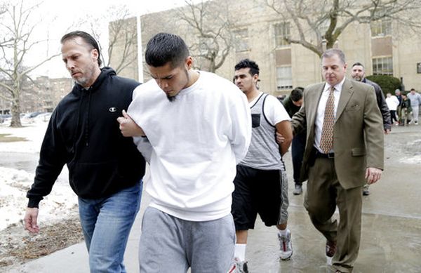 MS-13 perp walk