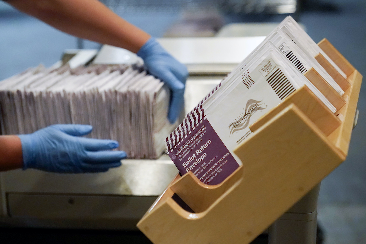 San Francisco mail ballots 11-1-2020