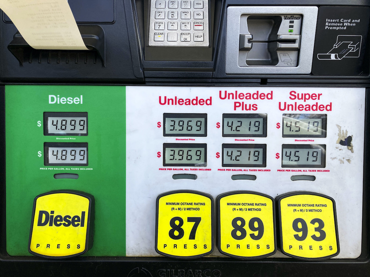 Gas station in Marietta, Georgia 4-8-22