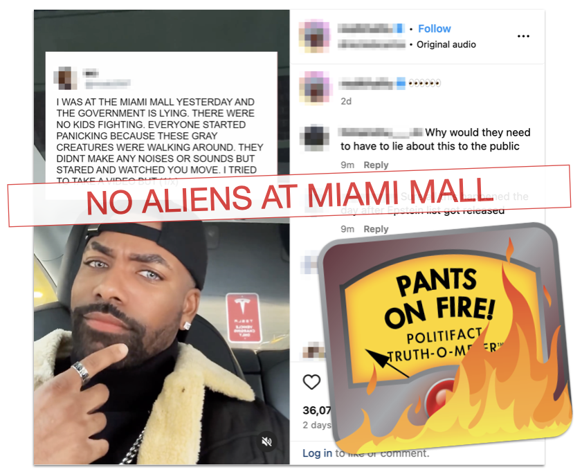 Miami aliens claim edited screenshot