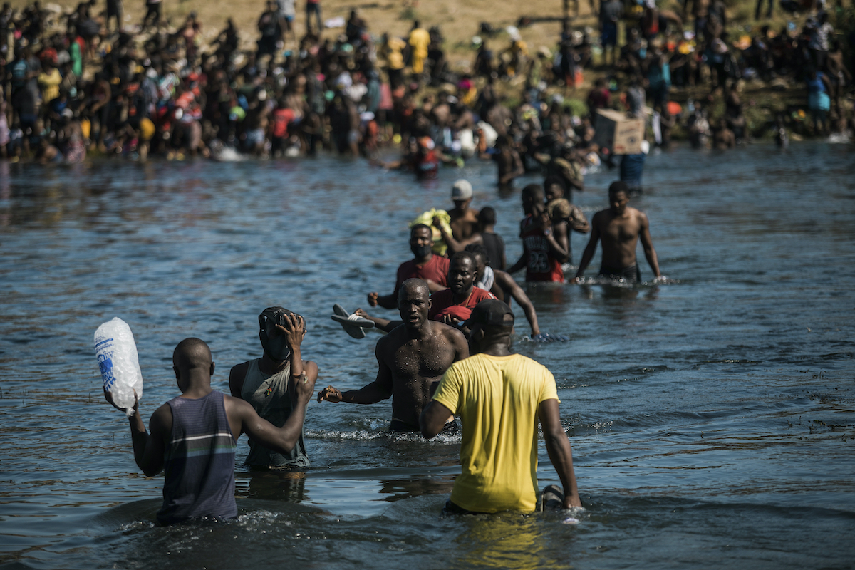 Haitians wade Rio Grande 9-19-21