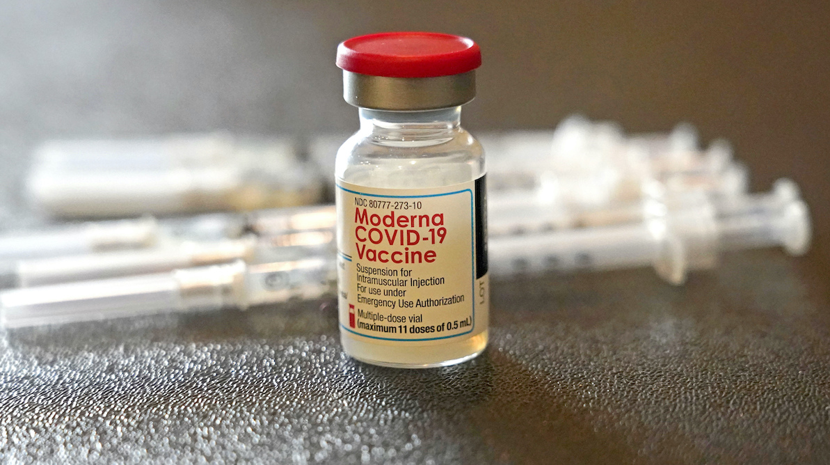 Moderna vial