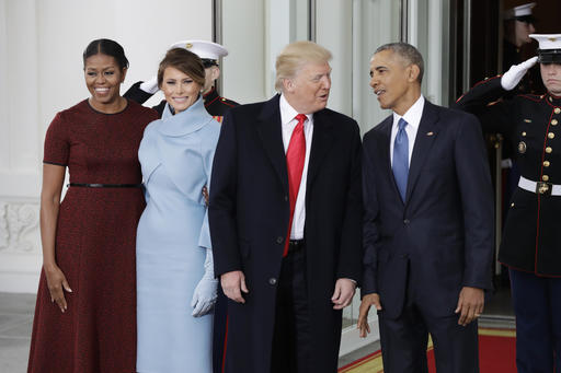 OBamas and Trumps and inauguration