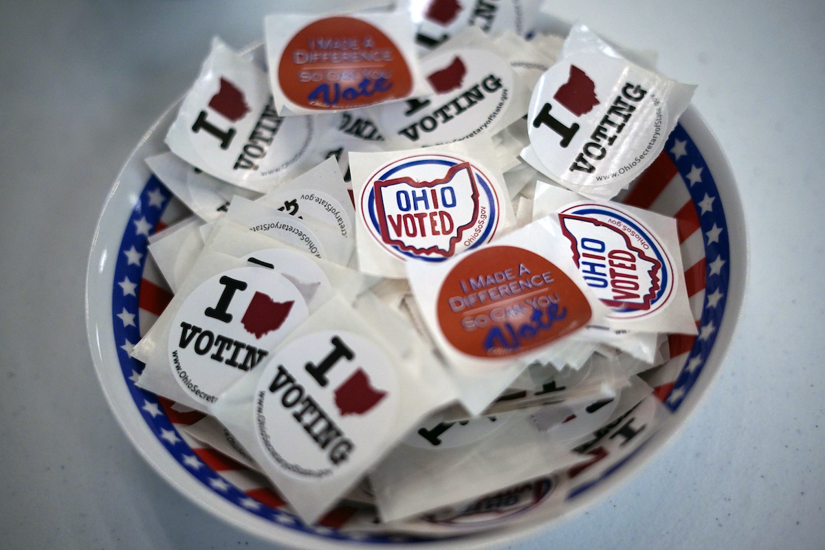 I voted stickers in Ohio 4-4-22