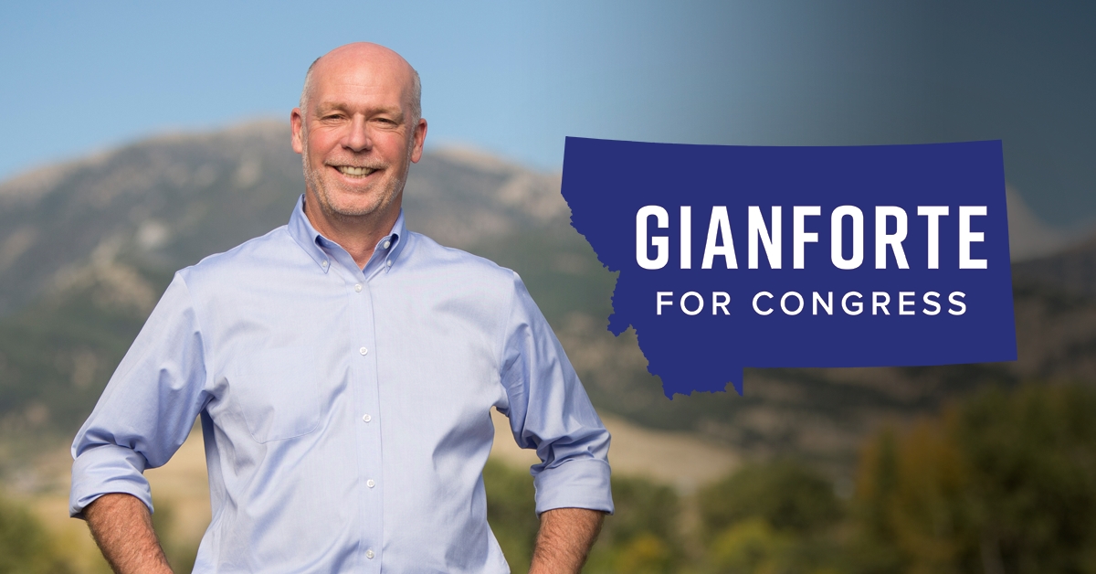 Gianforte campaign poster