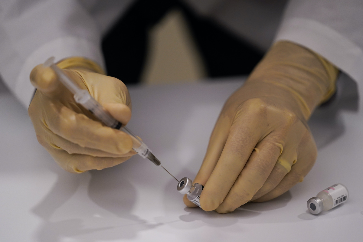 COVID vaccine vial
