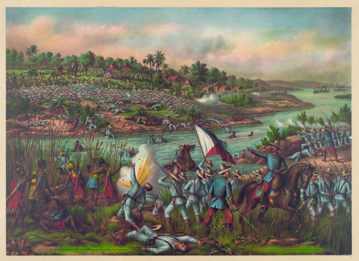 Philippine war engraving