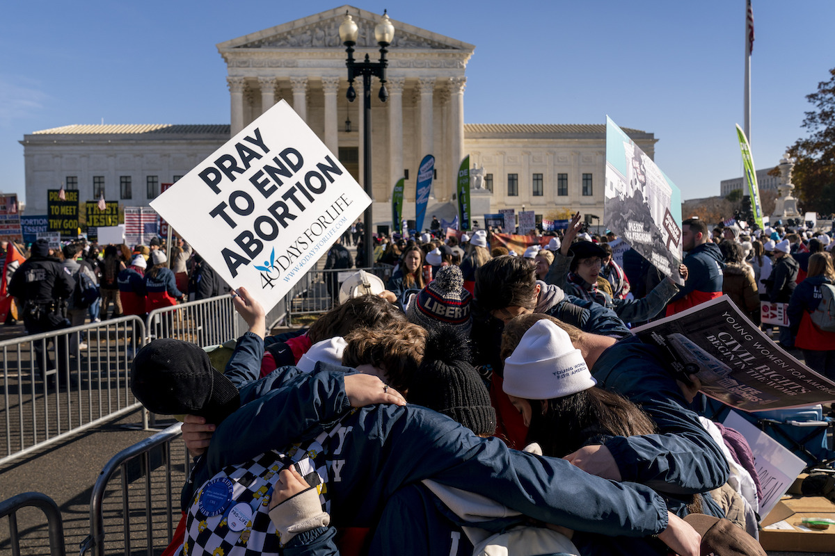 Pray to end abortion SCOTUS