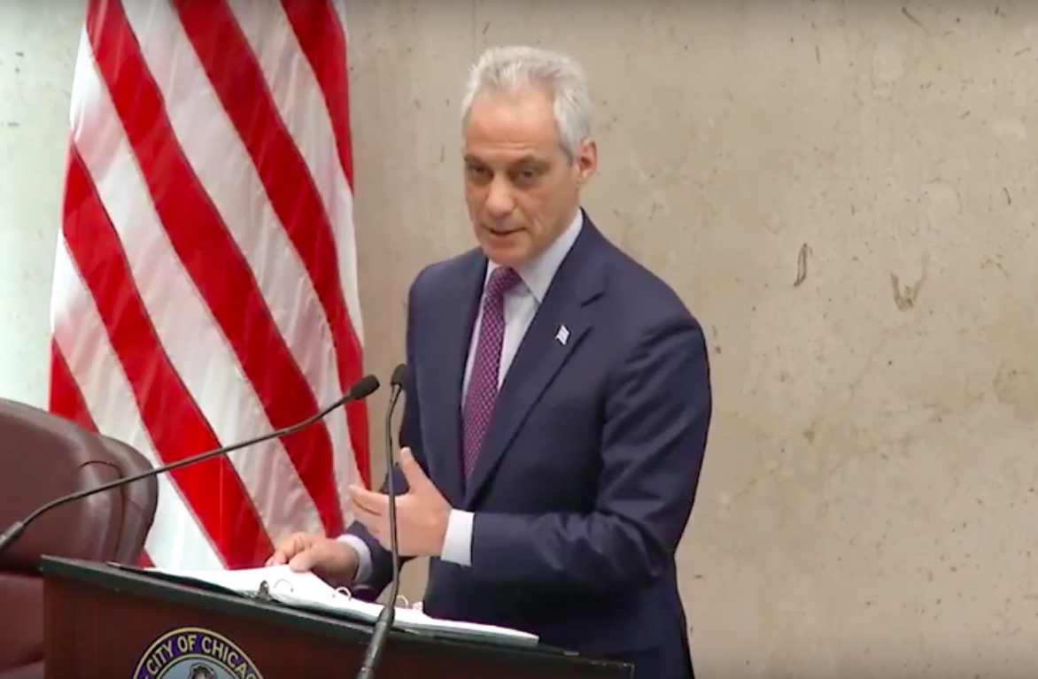 Rahm Emanuel 2018 budget address