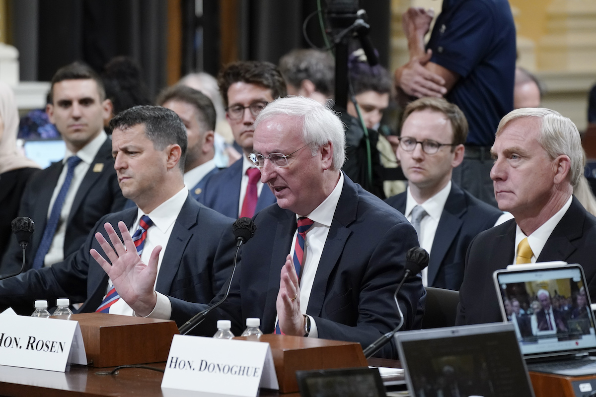 Rosen testifies