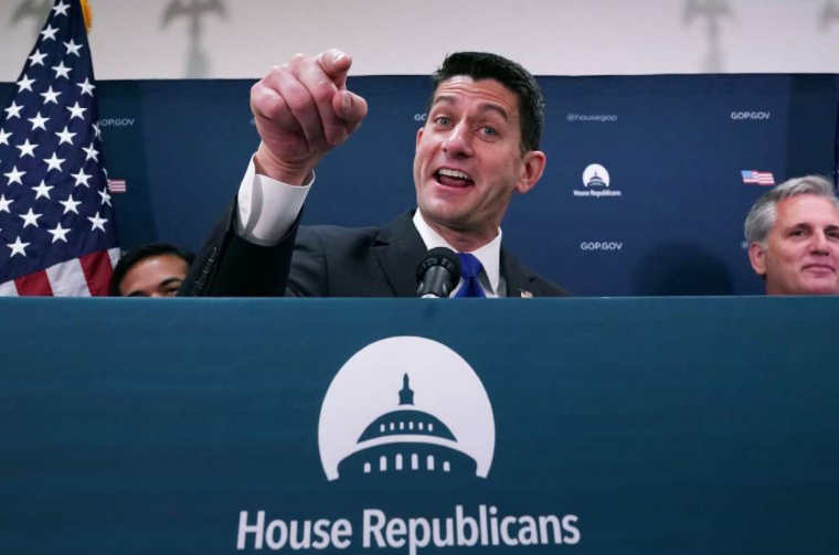 Ryan pointing taxes