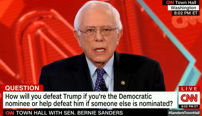 Sanders CNN Feb 25 town hall