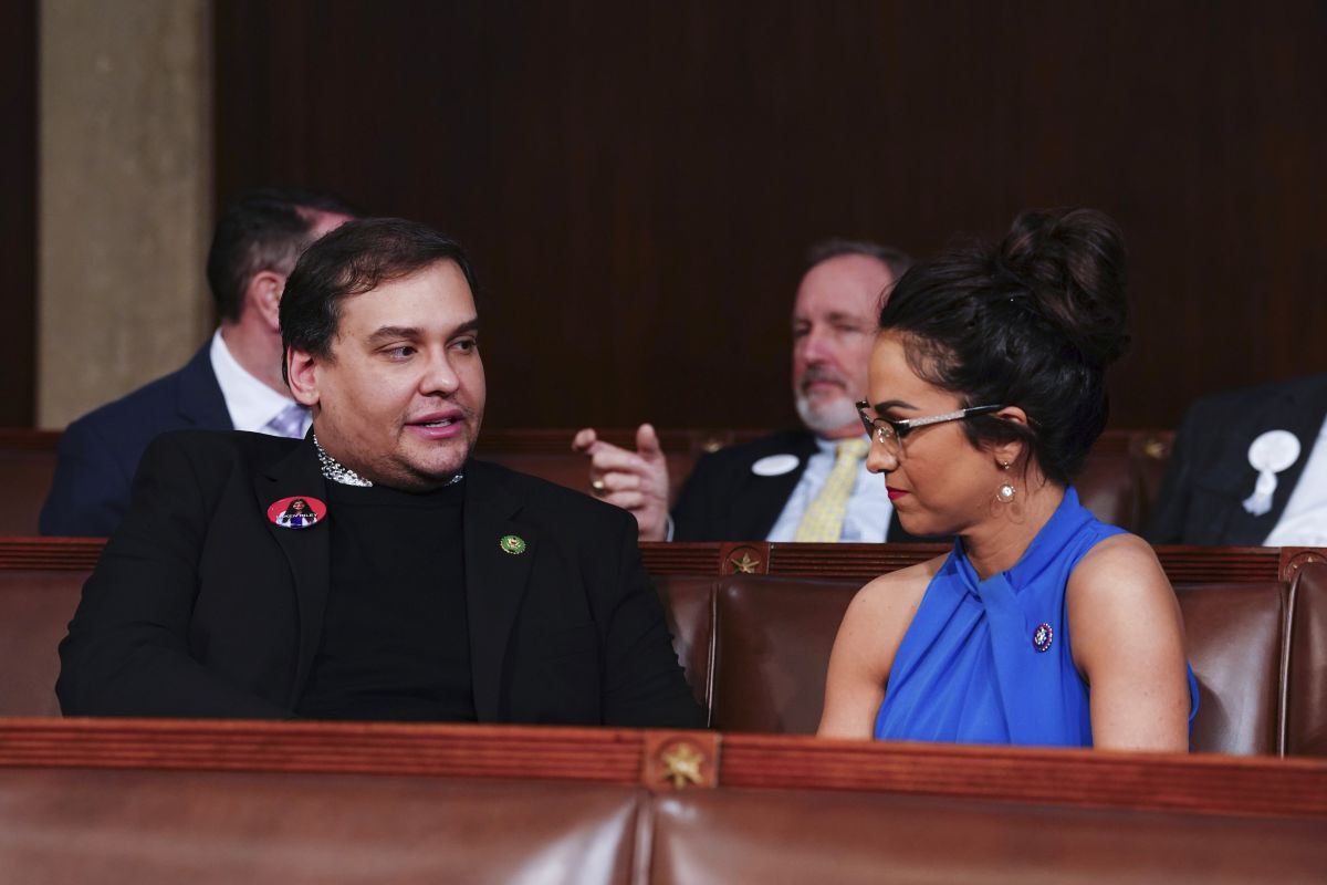 George Santos at State of the Union at the Capitol, 3-7-2024