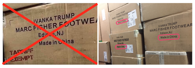 Ivanka Trump shoe line fb photo
