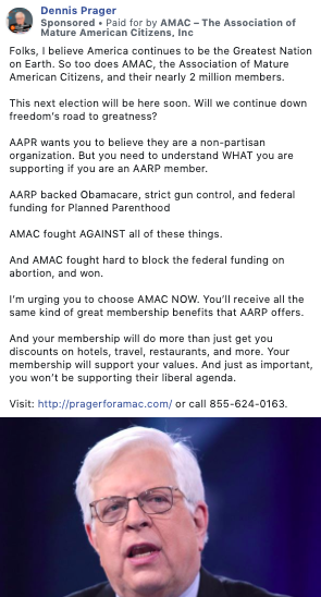 Prager AMAC ad