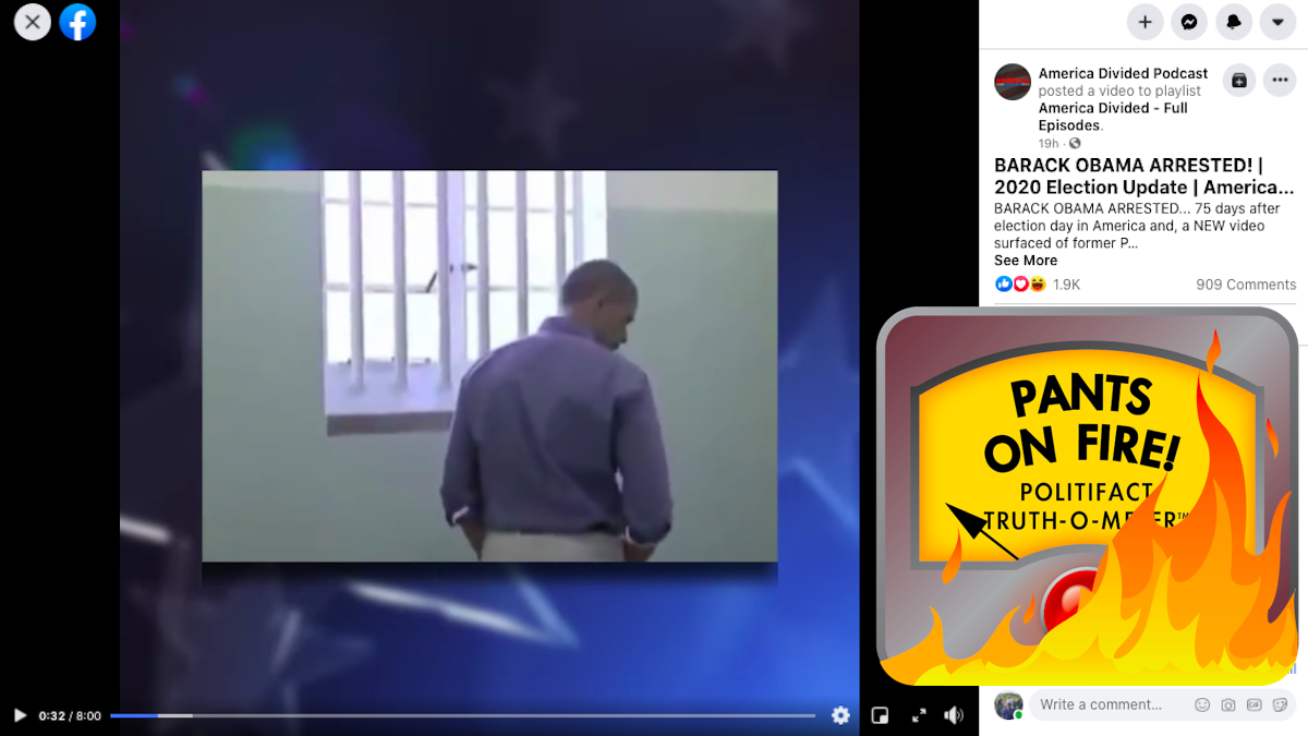 Obama arrested hoax Jan. 17, 2021