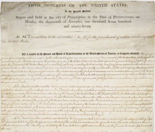 Sedition Act text