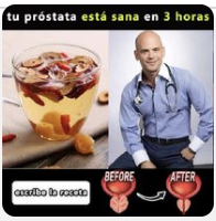 Español: Fake grapic of Dr. Juan Rivera about prostatitis 04/2024