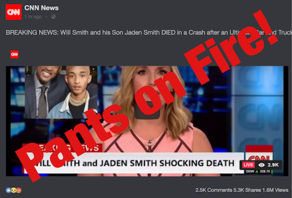 Smith death hoax 2