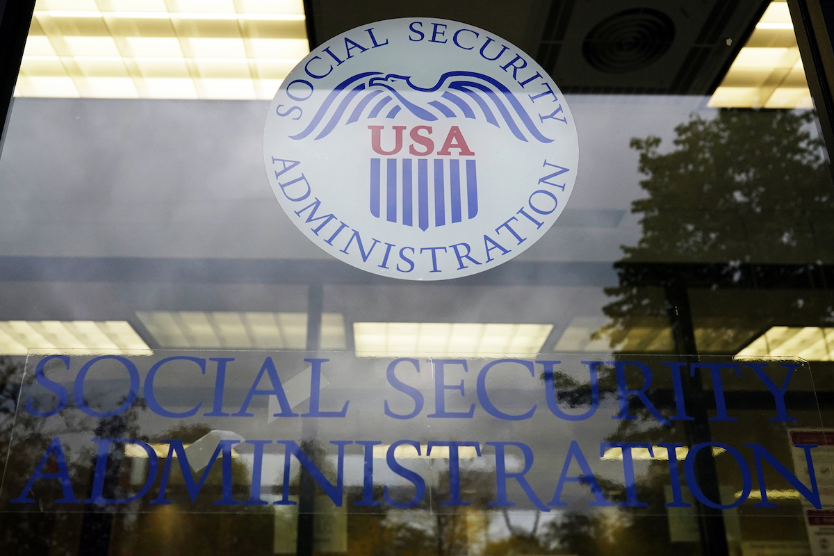 Social Security office window
