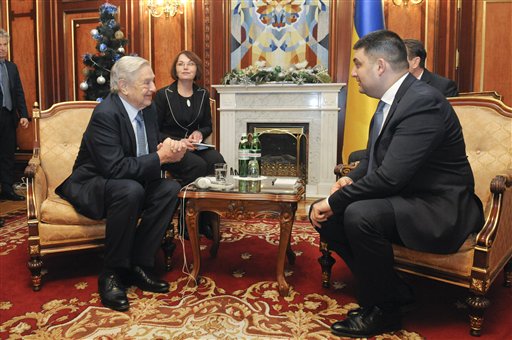 George Soros in Ukraine 2015