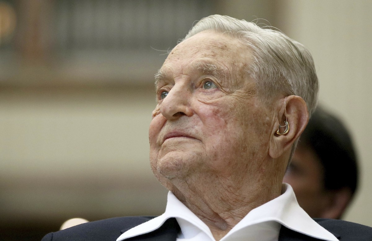 George Soros - horizontal portrait