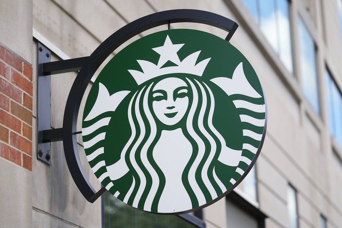 Starbucks store sign, Philadelphia, PA 05-01-2024