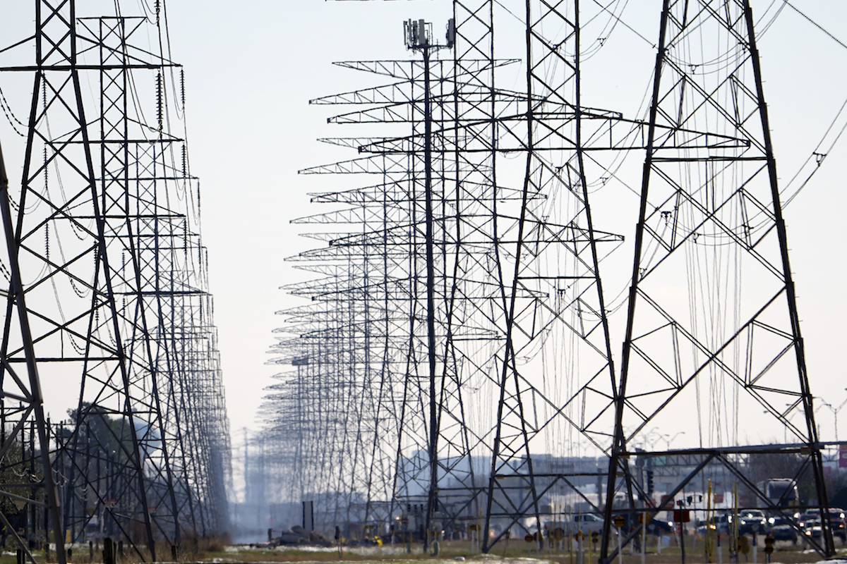 Texas power lines