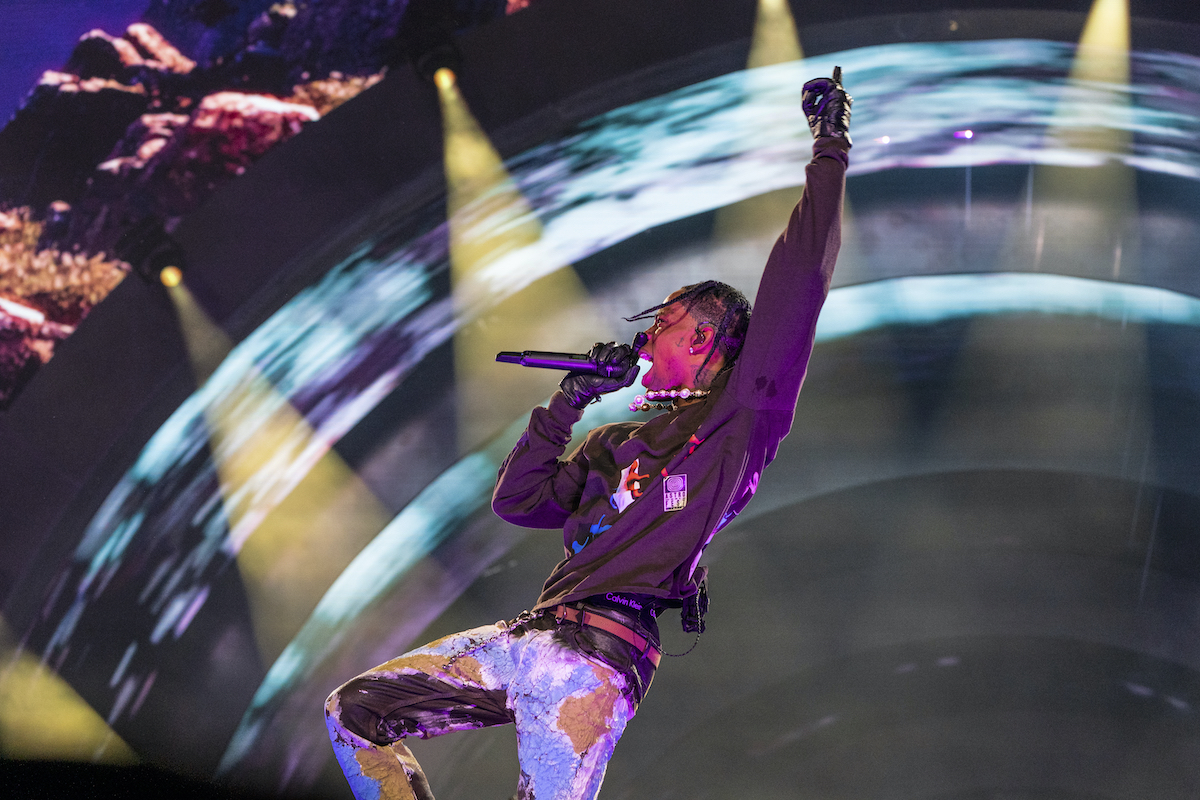 Travis Scott performs Astroworld Festival Nov. 5 AP