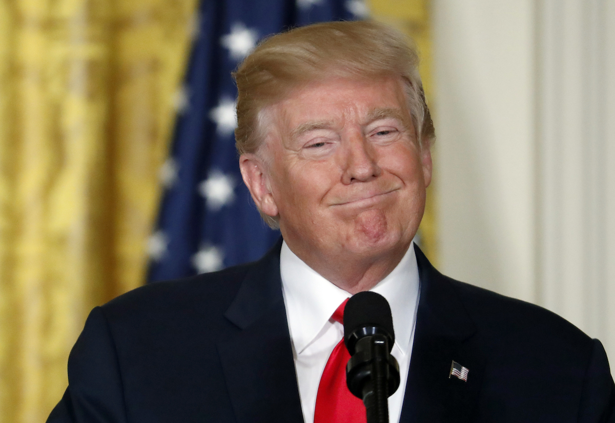 Trump head shot