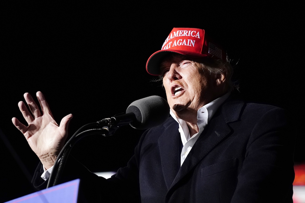 Trump at Arizona rally Jan. 15, 2022