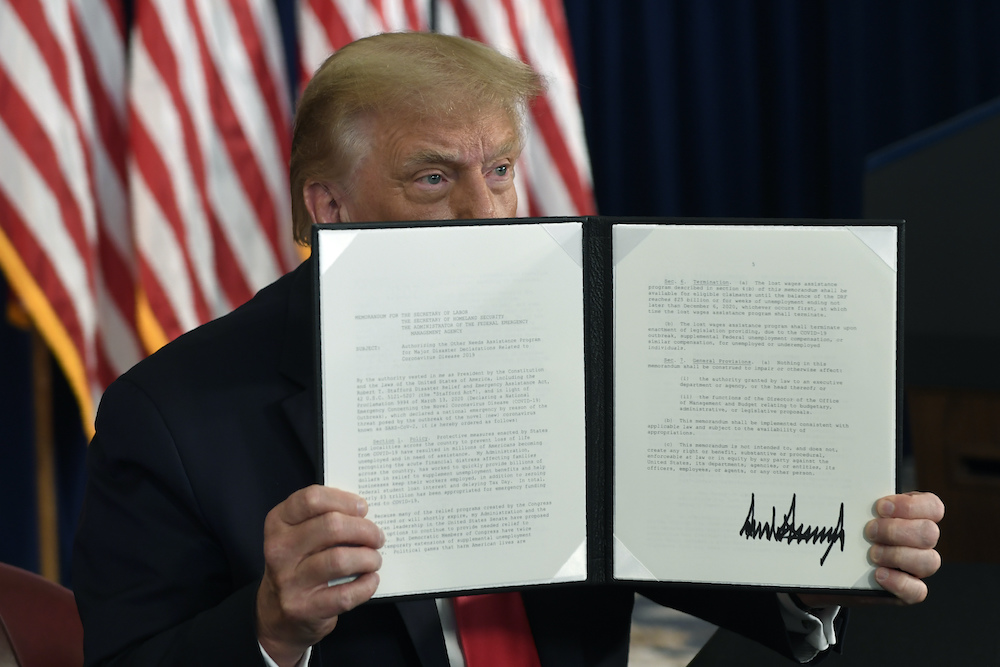 Trump Aug 8 Executive orders