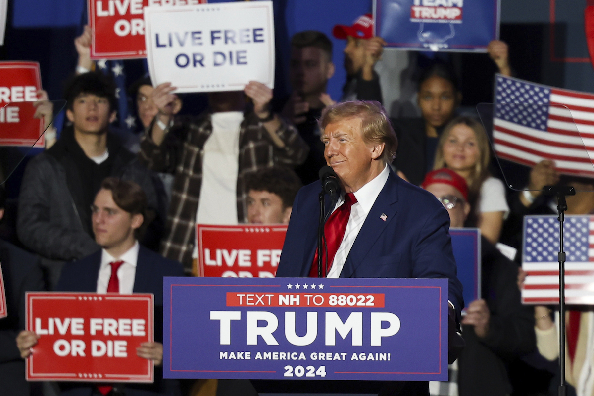 Trump Durham NH rally, 12-16-2023