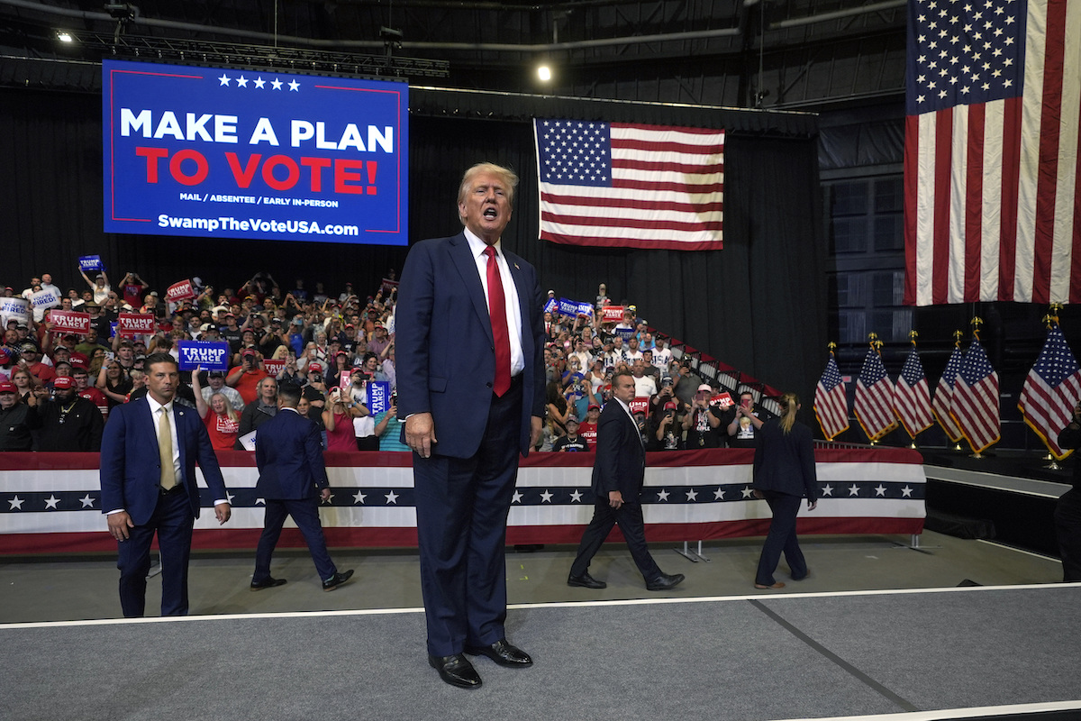 Trump rally Bozeman, Montana, 8-9-24