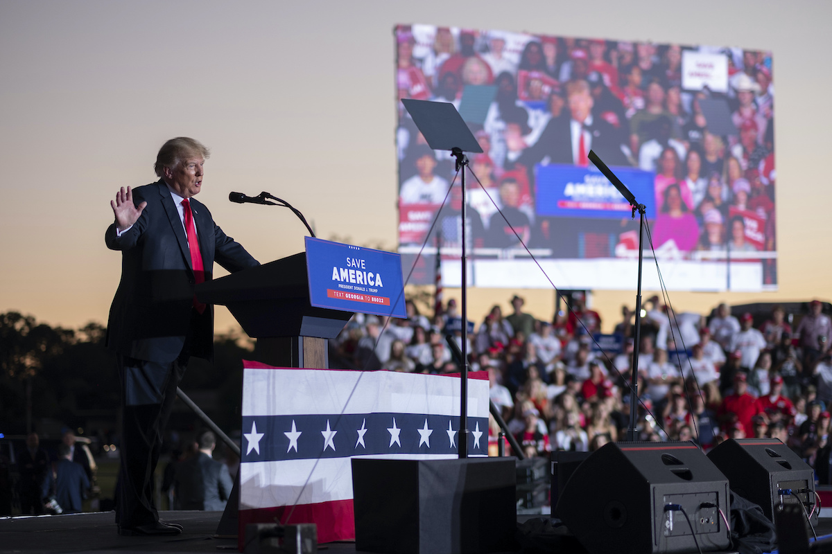 Trump rally Perry, Georgia 9-25-21