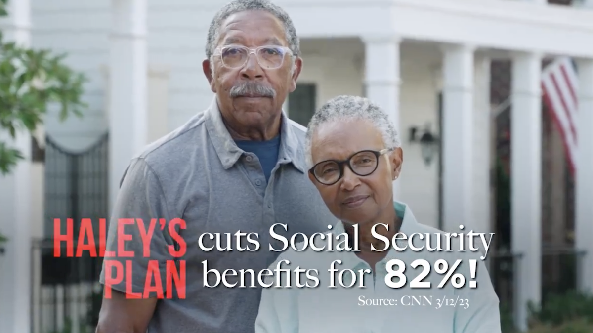 Donald Trump haley ss plan campaign ad screenshot
