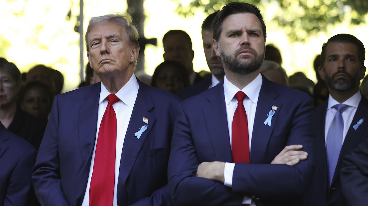 Donald Trump and JD Vance in New York, 9-11-2024