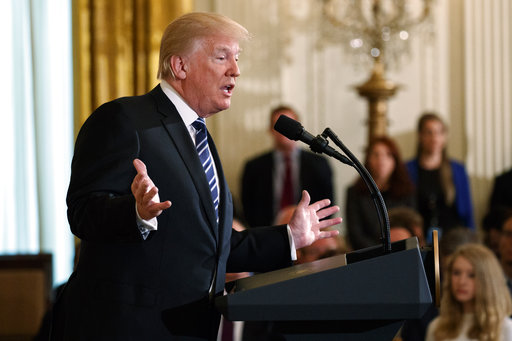 Trump at business event