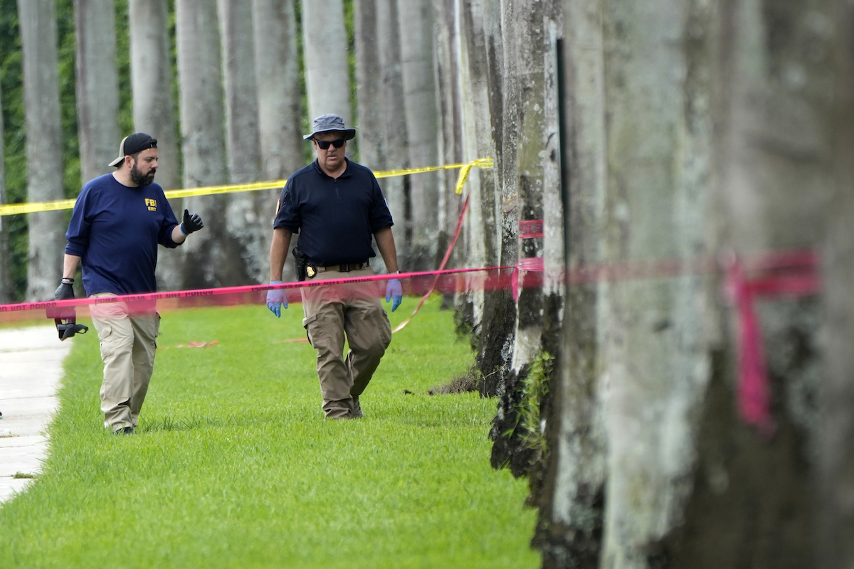 Trump shooting crime scene, 9-15-2024