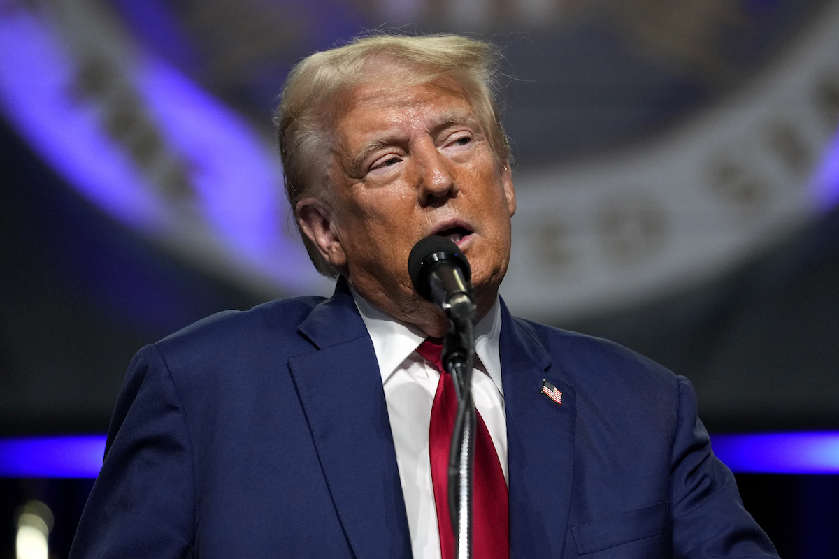Trump speaks to National Guard Association in Detroit, 8-26-2024