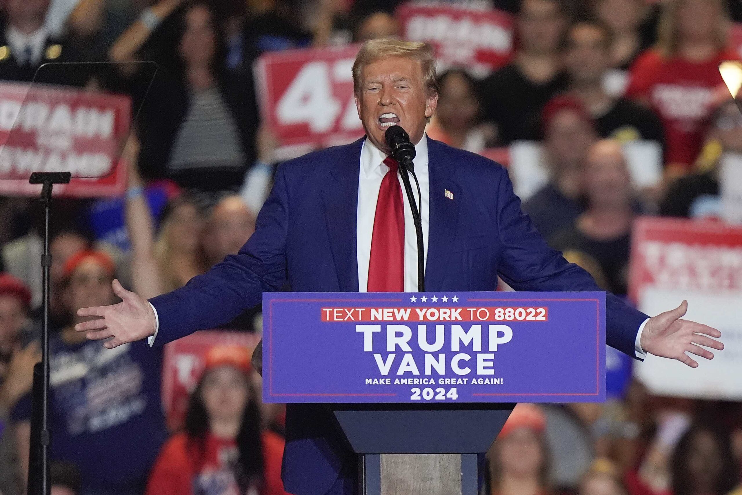Donald Trump, Uniondale, N.Y., rally, 9/18/24