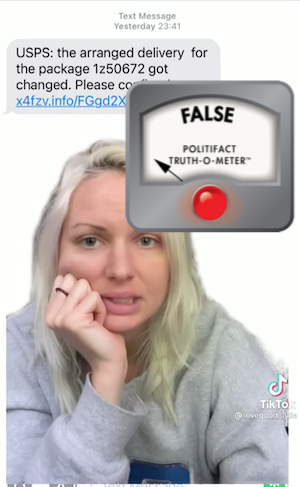 False USPS claim