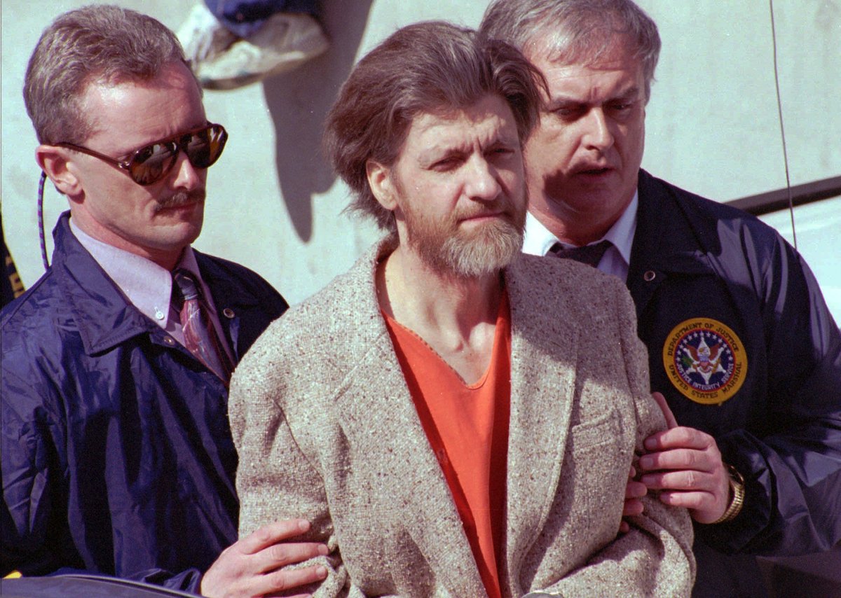 Unabomber Ted Kacynski April 4, 1996, courthouse